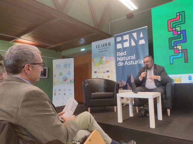 El presidente de la Diputación de León, Eduardo Morán, durante su intervención en la inauguración de la Jornadas de la Red de Centros de Innovación Territorial.