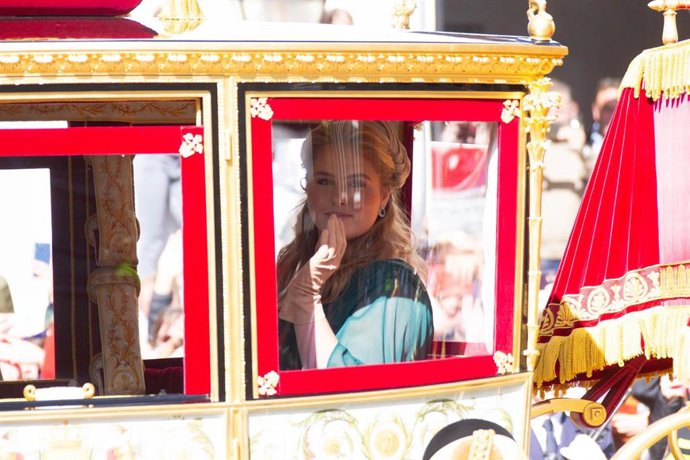 Archivo - La princesa Amalia, heredera al trono de Países Bajos