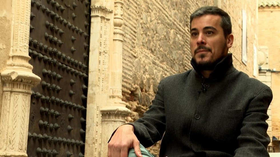 El candidato de Podemos a la Presidencia de Castilla-La Mancha, José Luis García Gascón