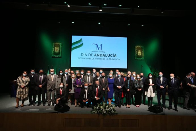 Imagen de una edición anterior de los premios 'M de Málaga' de la Diputación.