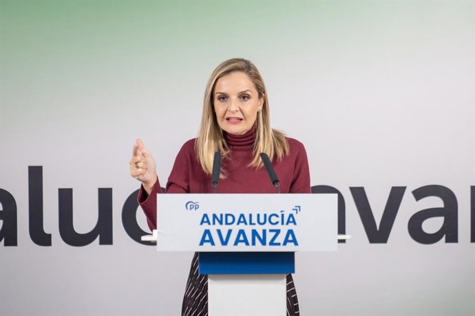 La portavoz del PP-A, Maribel Torregrosa, este viernes