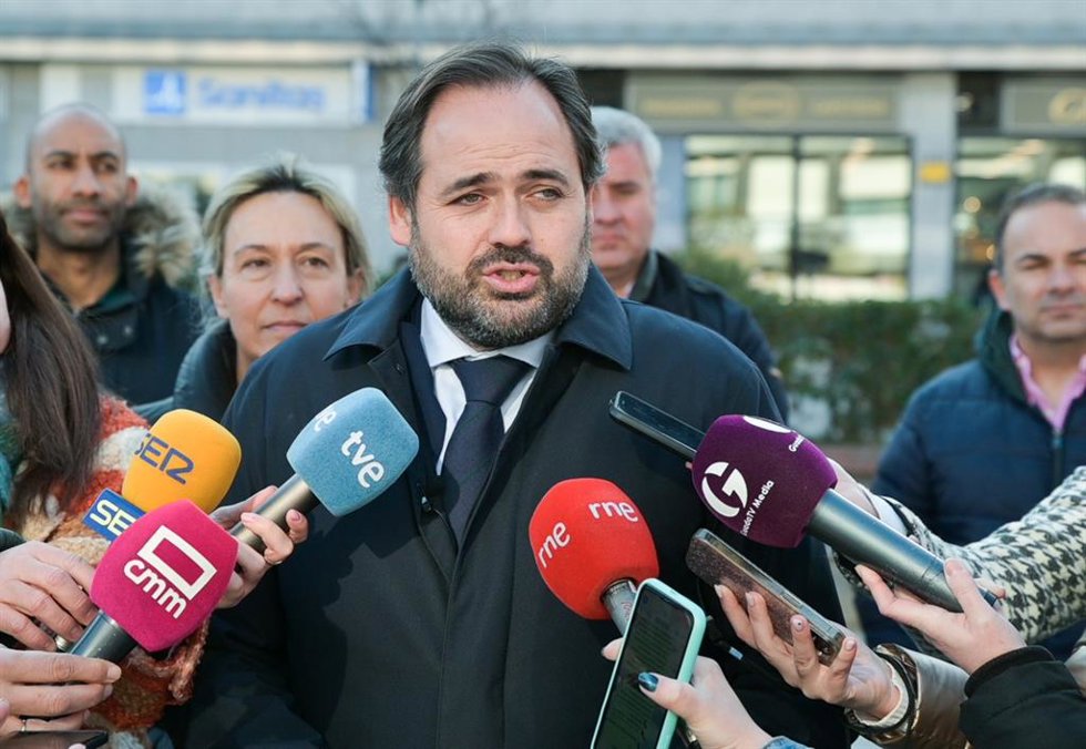 El presidente del PP de C-LM, Paco Núñez, en Guadalajara