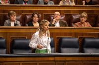 Yolanda Díaz condena los "intolerables ataques machistas" del alcalde del PP en Villar de Cañas contra Irene Montero