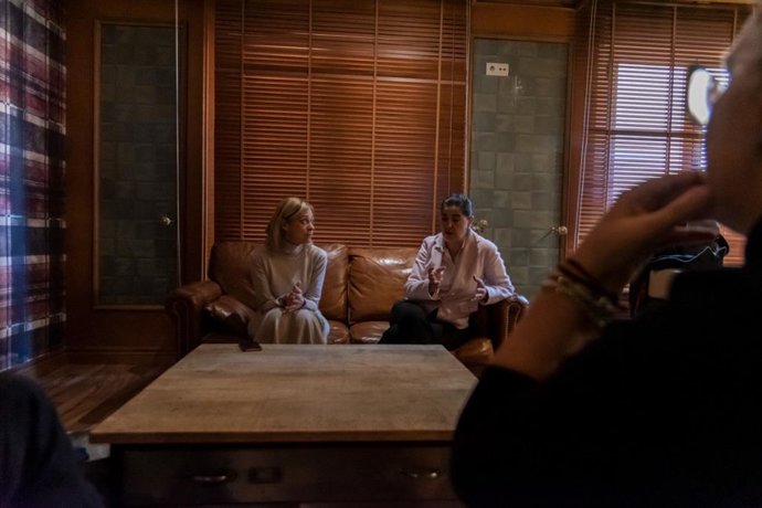 La presidenta de CS en C-LM, Carmen Picazo, reunida con la plataforma Stop Abolición