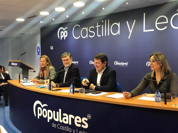 Mesa del Comité Ejecutivo del PP de Castilla y León