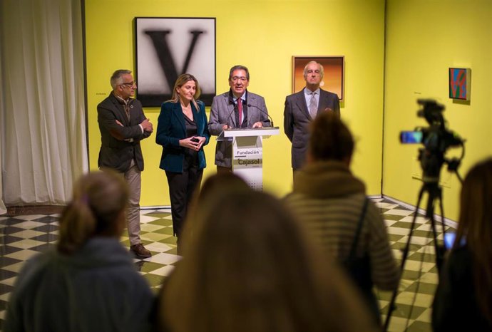 Inauguración de la exposición 'Artistas POP USA en Colecciones Privadas' de la Fundación Cajasol en Huelva.