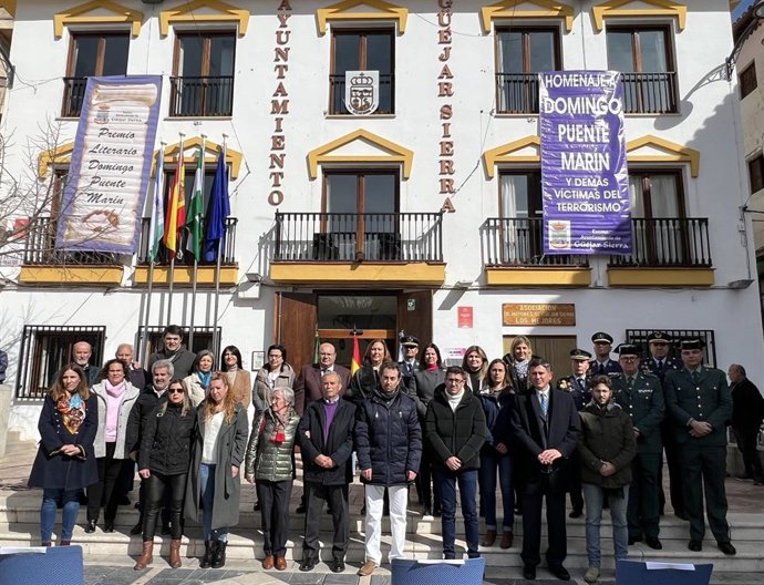 Homenaje en Güéjar Sierra a Domingo Puente Marín, en el 26 aniversario de ser asesinado por ETA