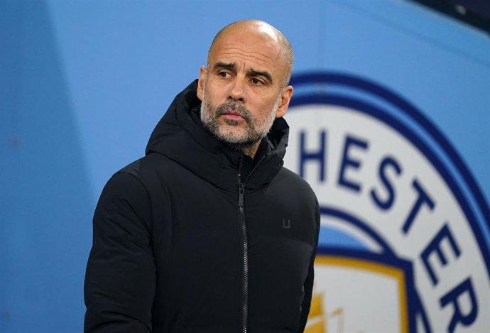 El entrenador del Manchester City, Pep Guardiola