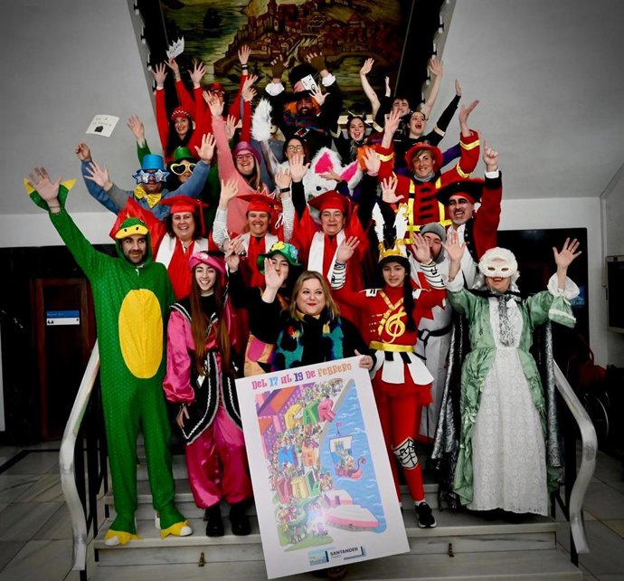 Presentación del Carnaval de Santander.