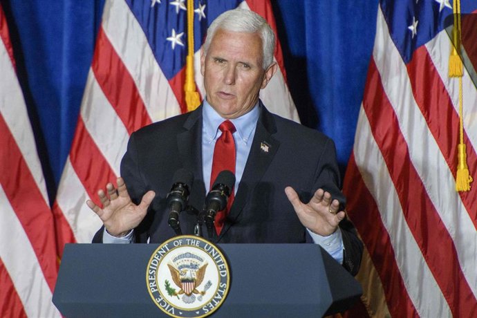 Archivo - El exvicepresidente de Estados Unidos Mike Pence