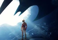 The Flash se cuela en la batcueva de Michael Keaton en el póster oficial de la película que romperá el Universo DC