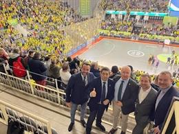 Visita a Granada del partido de cuartos de final de la Copa de España de Fútbol Sala,