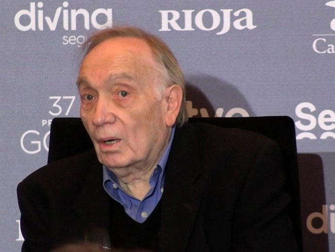 Fernando Méndez-Leite, director de Academia de las Artes y las Ciencias Cinematográficas de España , da una rueda de prensa y recuerda emocionado a su amigo Carlos Saura