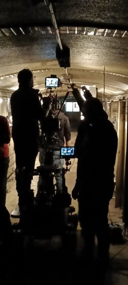 Rodaje en las instalaciones de Metro de Madrid