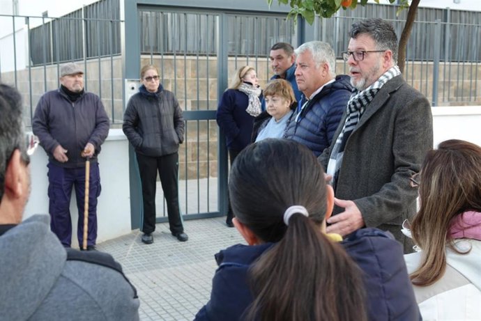 Los concejales socialistas Salvador Trujillo y Jorge Quero en El Pizarrillo