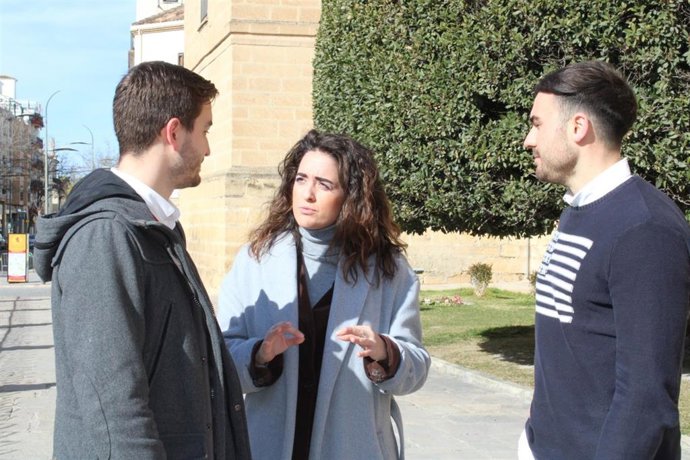 La precandidata a la presidencia de Nuevas Generaciones de Andalucía, María José Carmona