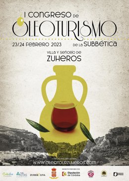Cartel del I Congreso de Oleoturismo de la Subbética.