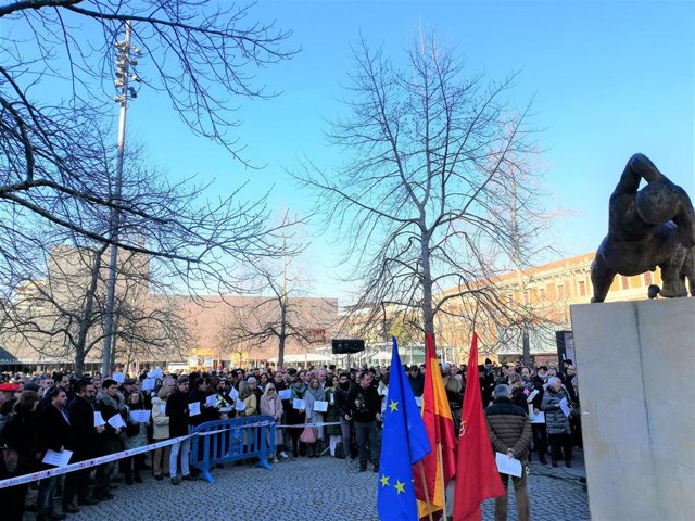 Homenaje en Pamplona a las víctimas del terrorismo.