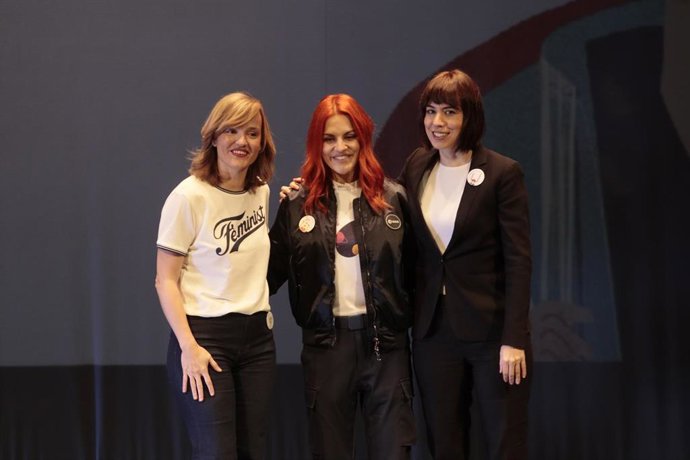 Pilar Alegría, Diana Morant y Sara García