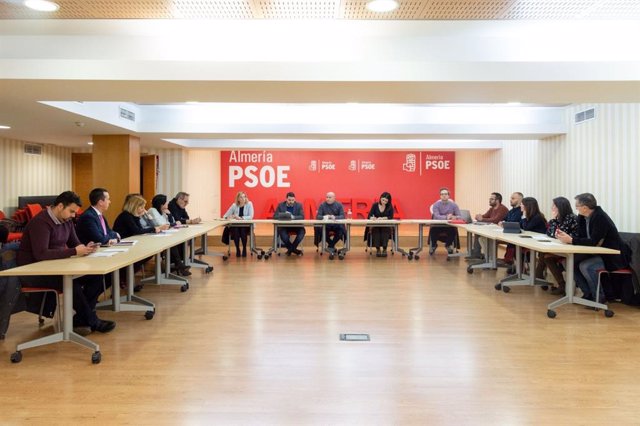 Comité electoral del PSOE almeriense.