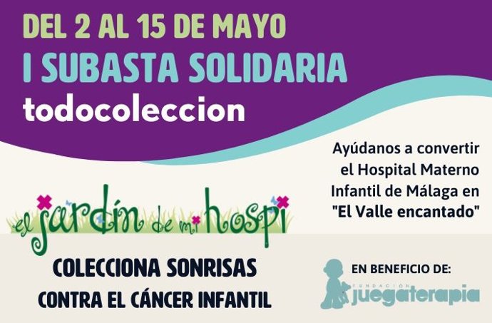 Cartel de subasta solidaria