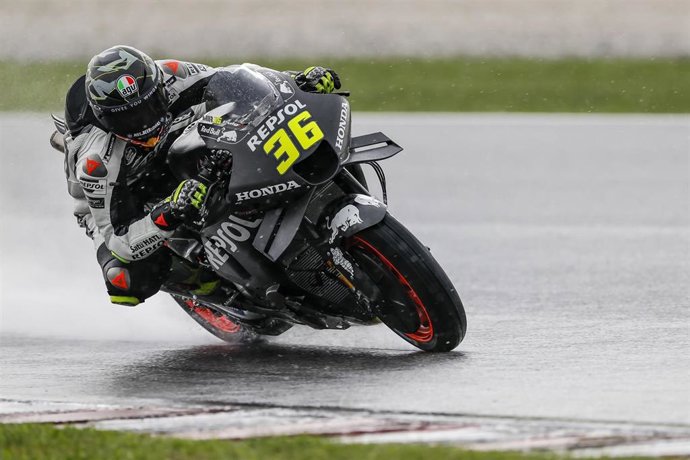 El piloto español Joan Mir (Repsol Honda) en Sepang