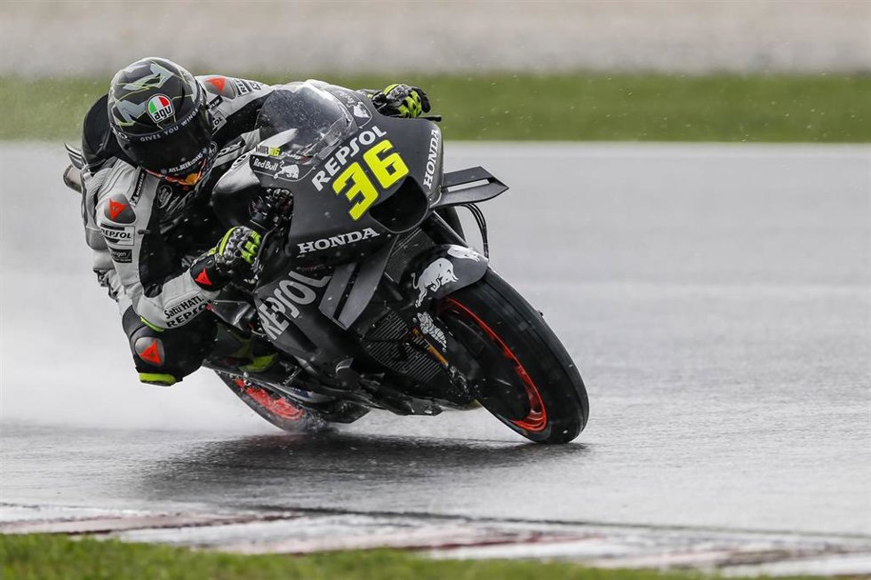 El piloto español Joan Mir (Repsol Honda) en Sepang