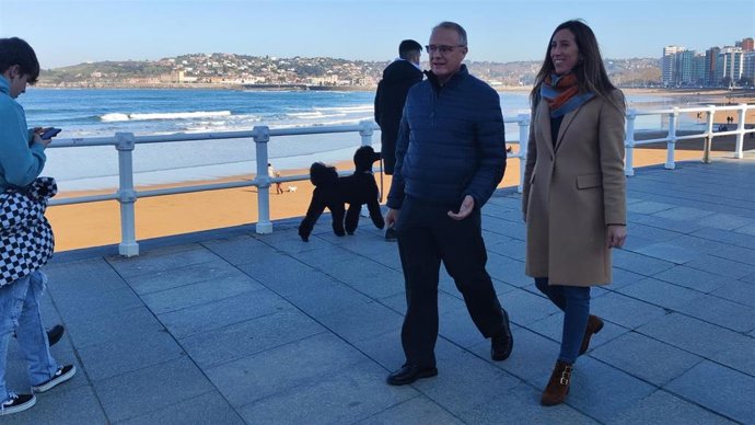 Diego Canga y Ángela Pumariega en Gijón