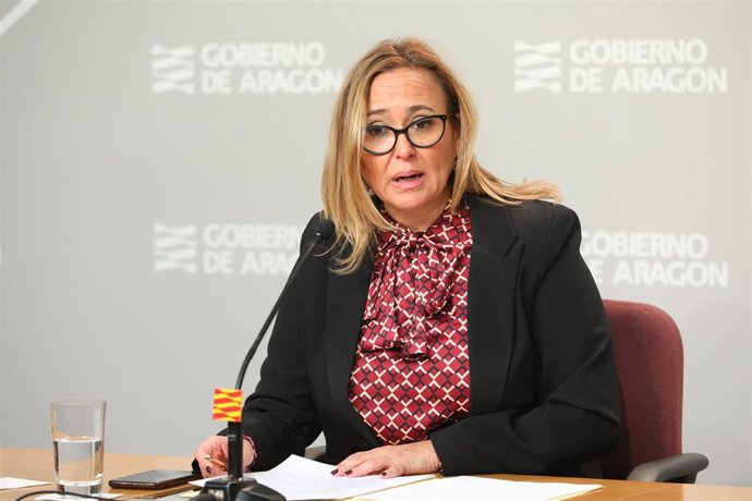 La consejera de Presidencia del Gobierno de Aragón, Mayte Pérez.