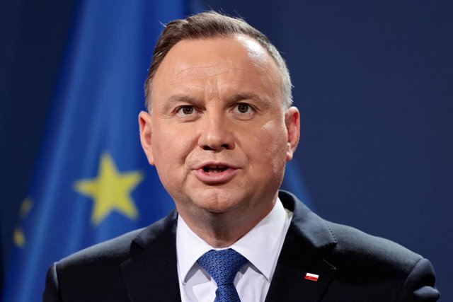 Archivo - El presidente de Polonia, Andrzej Duda