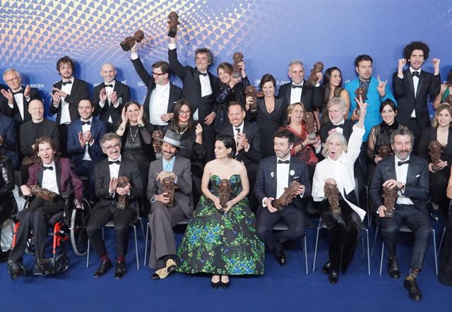 Foto de los premiados de los Premios Goya 2023
