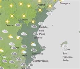Predicción meteorológica para el domingo 12 de febrero