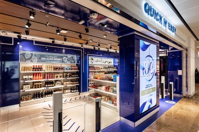 El Aeropuerto de Bruselas inaugura el primer duty free totalmente automatizado y sin personas.