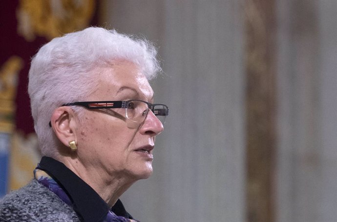 Archivo - La embajadora de Israel, Rodica Radian Gordon, interviene en el acto institucional del Día Internacional de Conmemoración del Holocausto, en el Patio de Cristales, a 26 de enero de 2022, en Madrid (España). Cada año la UNESCO rinde tributo a l