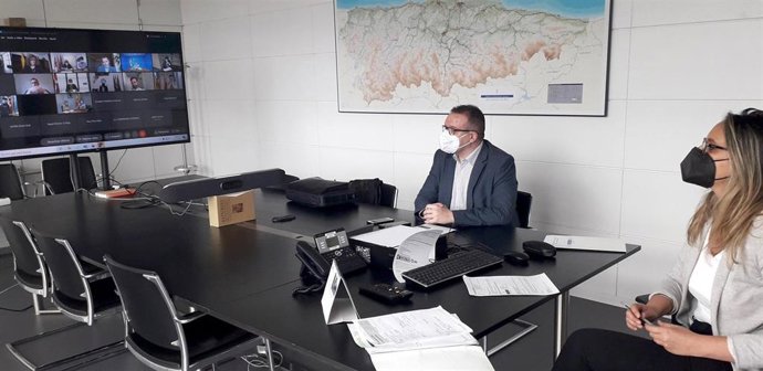 Archivo - Reunión telemática de la Conferencia Sectorial para la Agenda 2030, en la que han participado la consejera de Presidencia, Rita Camblor; y el director general de Gobernanza Pública, Transparencia, Participación Ciudadana y Agenda 2030, José An