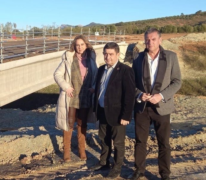 Visita obras carretera Villarrodrigo