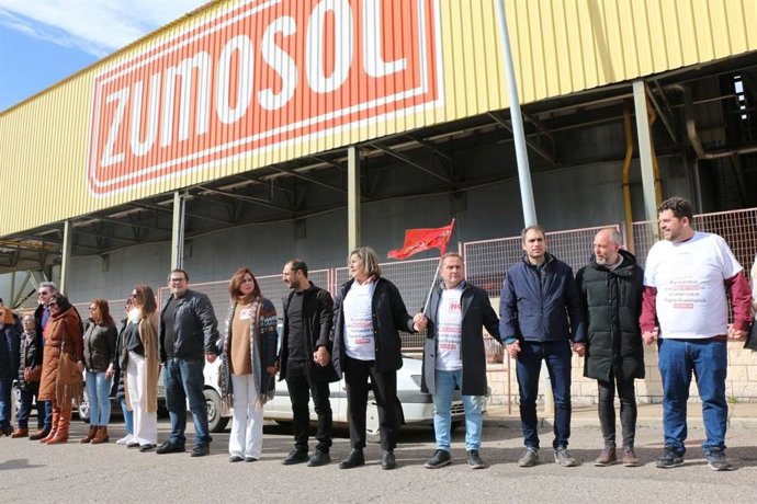 Concentración en apoyo a LCG Fruits