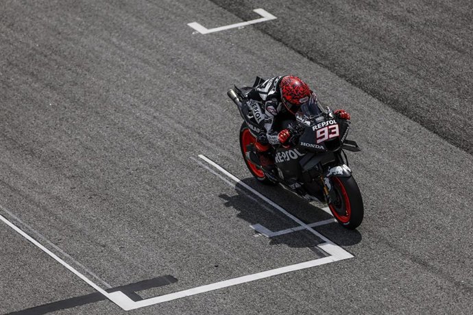 El piloto español de MotoGP Marc Márquez (Repsol Honda) en Sepang