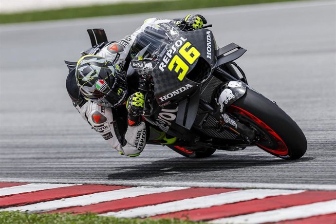 El piloto español de MotoGP Joan Mir (Repsol Honda) en Sepang