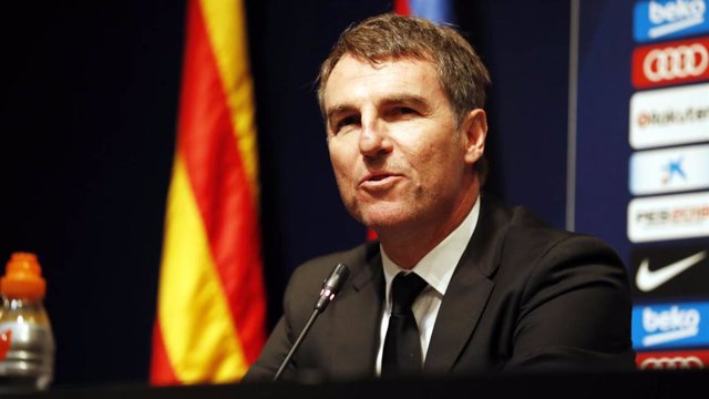 Archivo - Robert Fernández durante su etapa como director deportivo del FC Barcelona