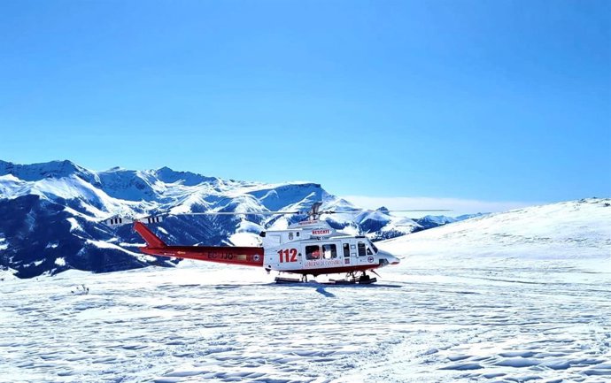 Helicóptero del 112.