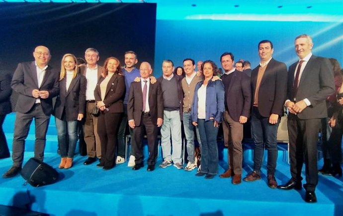 Presentación de los candidatos del PP de Almería en municipios de más de 20.000 habitantes a las elecciones municipales del 28 de mayo de 2023.