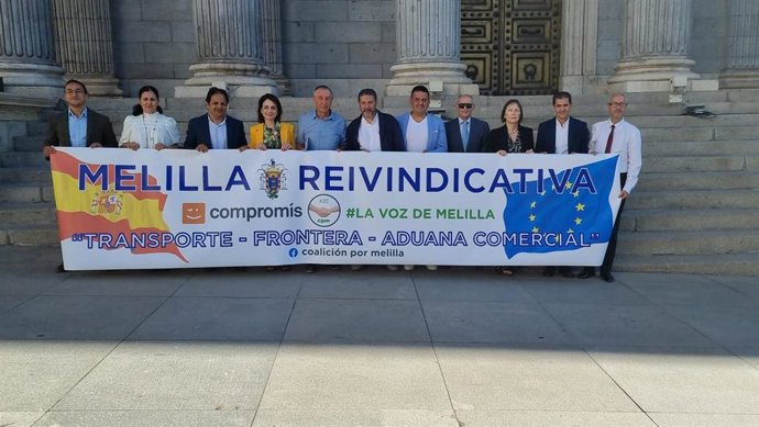 Imagen de archivo de una protesta anterior de CPM ante el Congreso de los Diputados