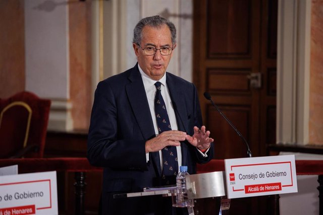 El vicepresidente, consejero de Educación y Universidades de la Comunidad de Madrid, Enrique Ossorio