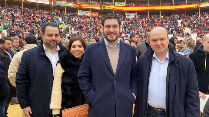David Arranz, Marta Fernández, Alejandro Nolasco y Santiago Morón