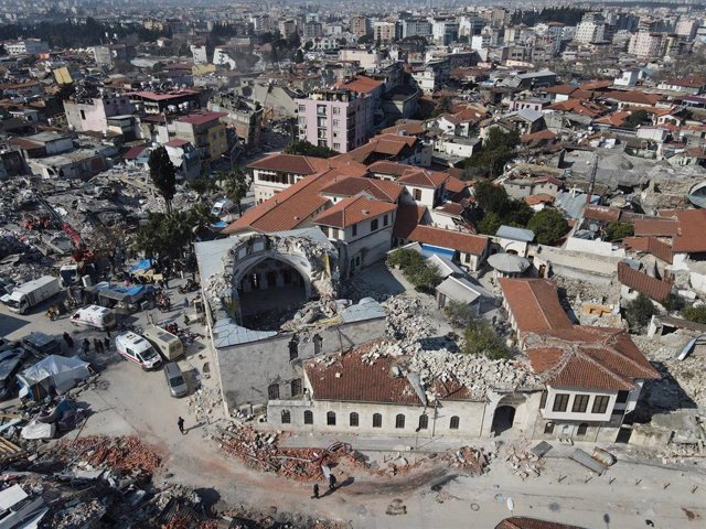 Edificios derruidos por el terremoto en Turquía