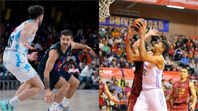 Real Madrid y Bara vencen antes de la Copa