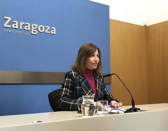 La consejera municipal de Servicios Público de Movilidad del Ayuntamiento de Zaragoza, Natalia Chueca