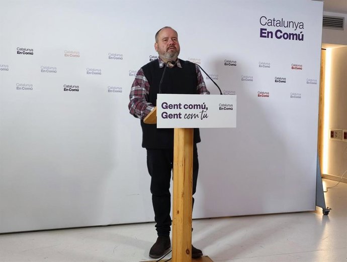 El portaveu dels comuns i diputat al Congrés, Joan Mena