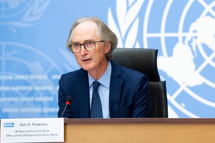 Archivo - El enviado especial de la ONU para Siria, Geir Otto Pedersen